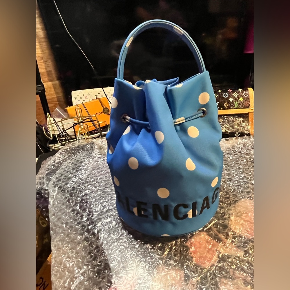 Authentic Balenciaga Wheel Polka Dot Bag